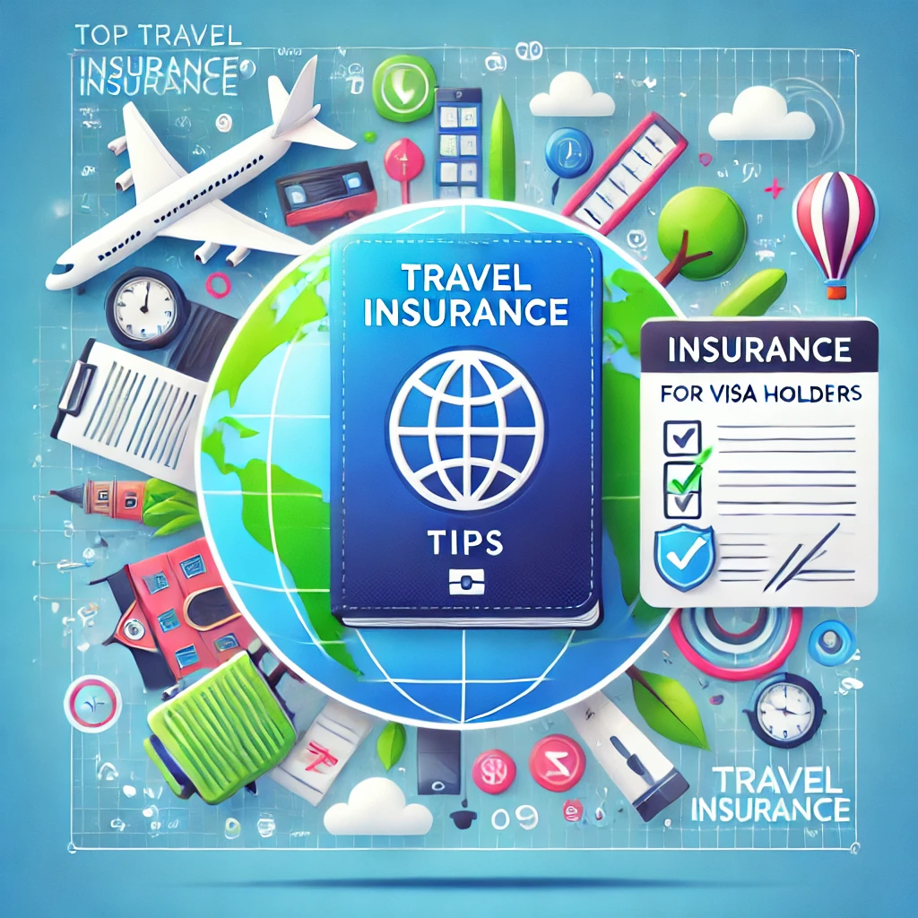 Top Travel Insurance Tips for Visa Holders can you create thumbanil 
